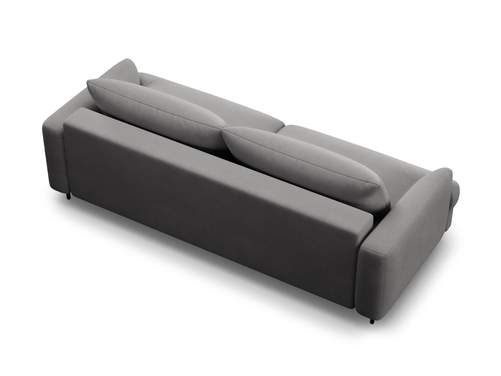 Elegantes 3-Sitzer Sofa Naomi in zeitgemäßem Design, ideal für entspannte Abende und mit praktischem Stauraum für zusätzlichen Komfort.