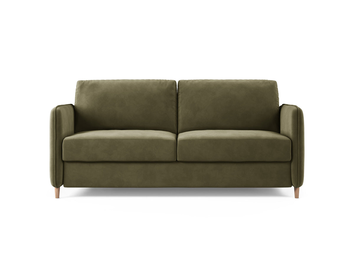 3-Sitzer Sofa mit Schlaffunktion Simo in Green-Salvador präsentiert im Onlineshop von KAQTU Design AG. Bettsofa ist von Micadoni