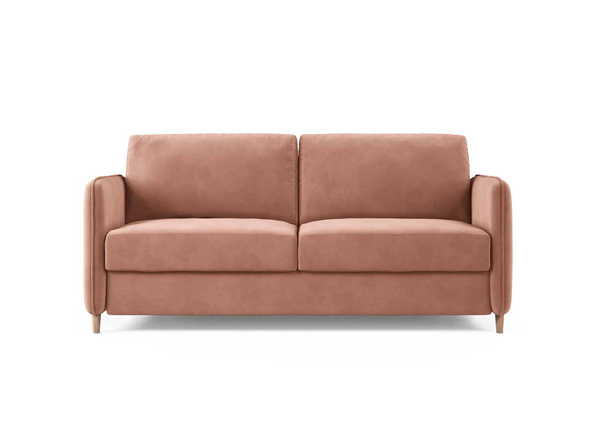 3-Sitzer Sofa mit Schlaffunktion Simo in Pink-Salvador präsentiert im Onlineshop von KAQTU Design AG. Bettsofa ist von Micadoni