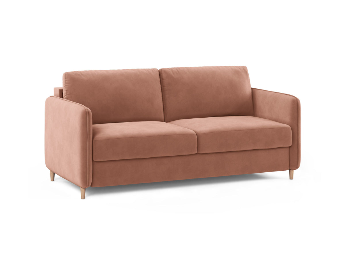3-Sitzer Sofa mit Schlaffunktion Simo in Pink-Salvador präsentiert im Onlineshop von KAQTU Design AG. Bettsofa ist von Micadoni
