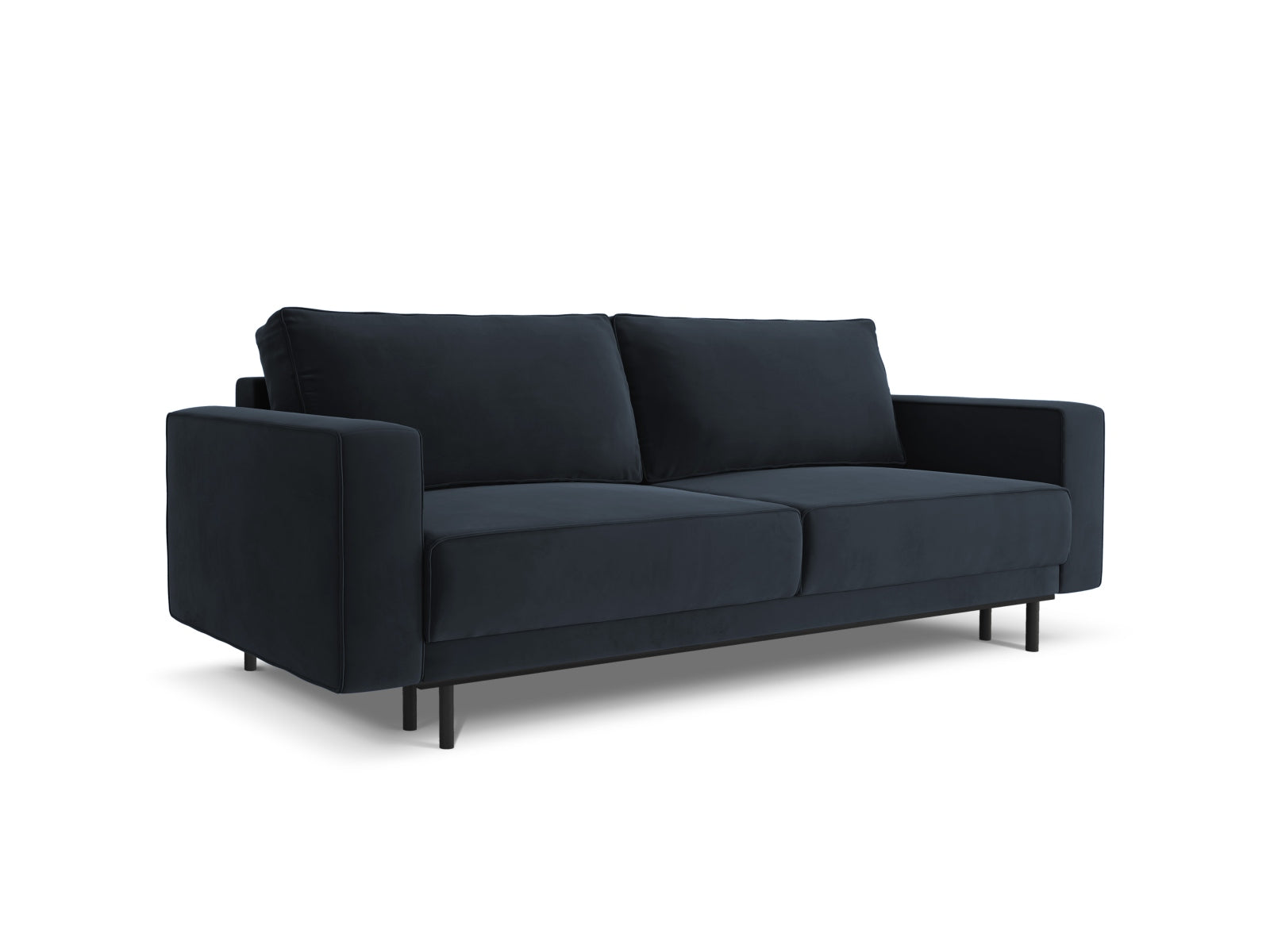 Erleben Sie das stilvolle Caro Velour Sofa von Micadoni – ein 3-Sitzer mit cleverer Schlaffunktion und praktischem Stauraum für Ihr modernes Zuhause.