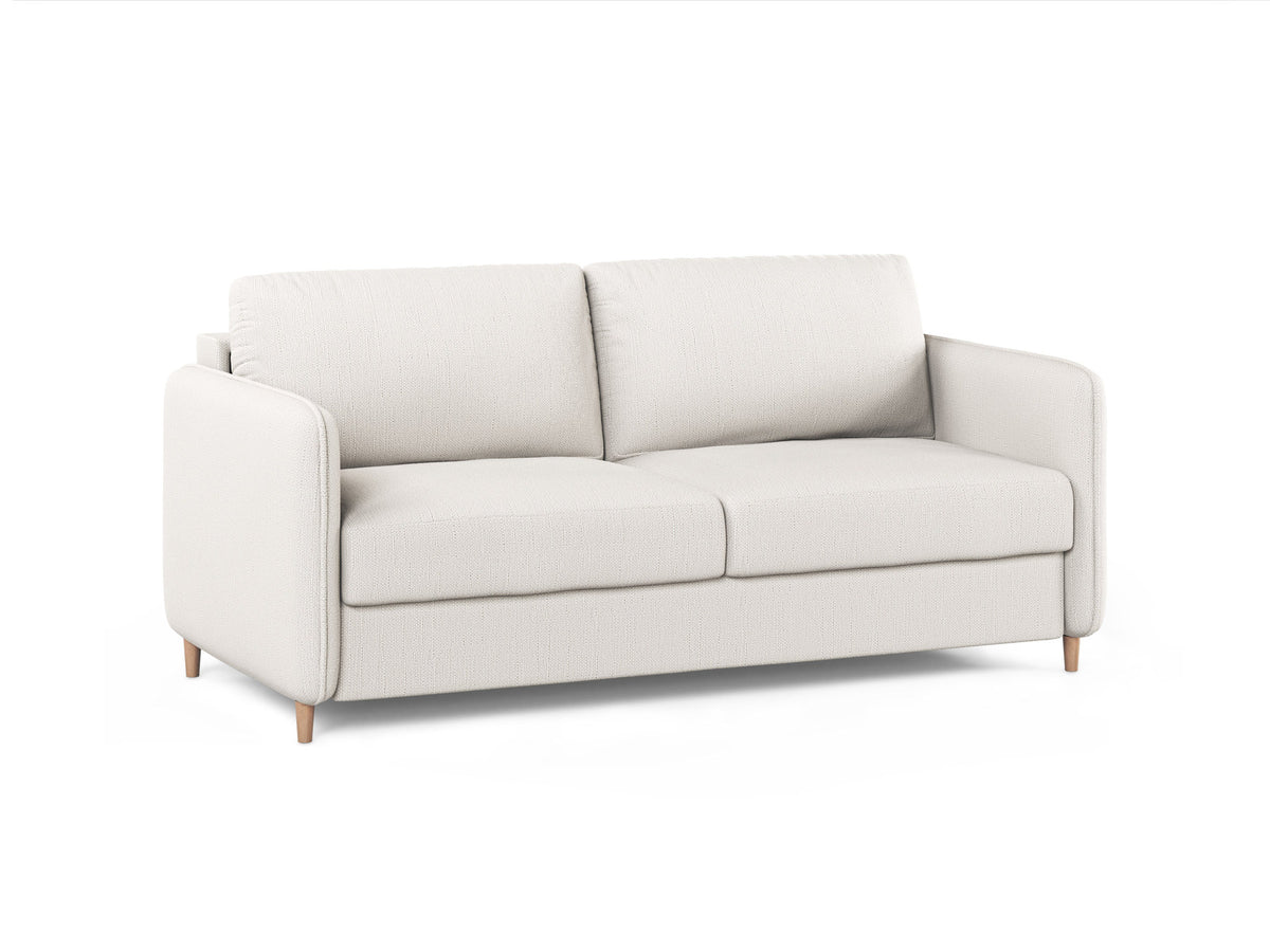 3-Sitzer Sofa mit Schlaffunktion Simo in White-Babel präsentiert im Onlineshop von KAQTU Design AG. Bettsofa ist von Micadoni