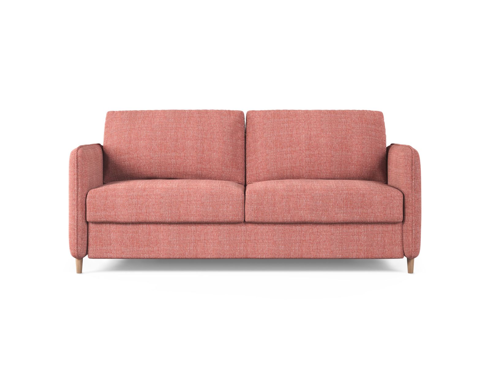 3-Sitzer Sofa mit Schlaffunktion Simo in Red-Babel präsentiert im Onlineshop von KAQTU Design AG. Bettsofa ist von Micadoni