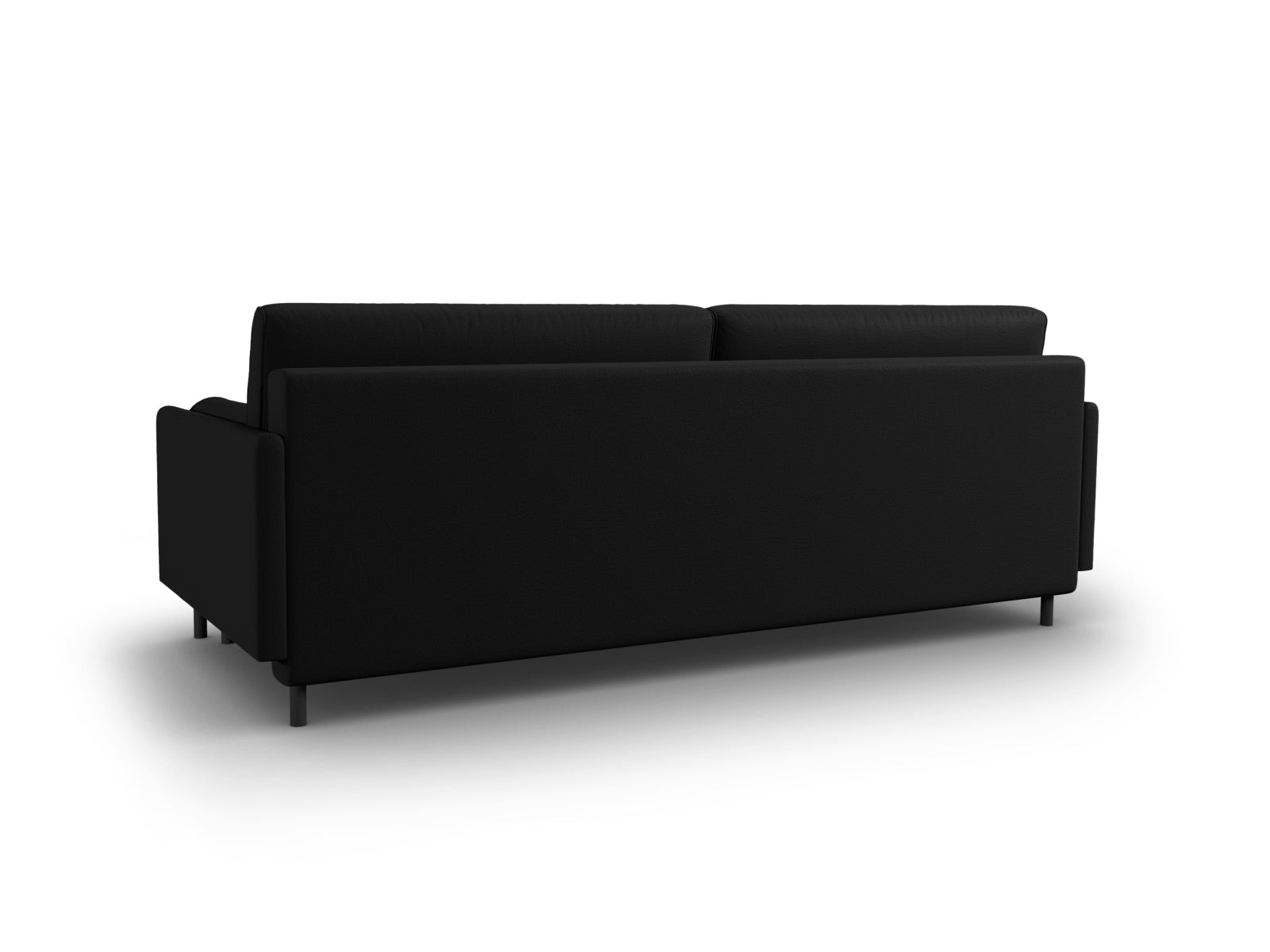 Scott Sofa mit Schlaffunktion und Stauraum 3 Sitzer in Black präsentiert im Onlineshop von KAQTU Design AG. Bettsofa ist von Micadoni