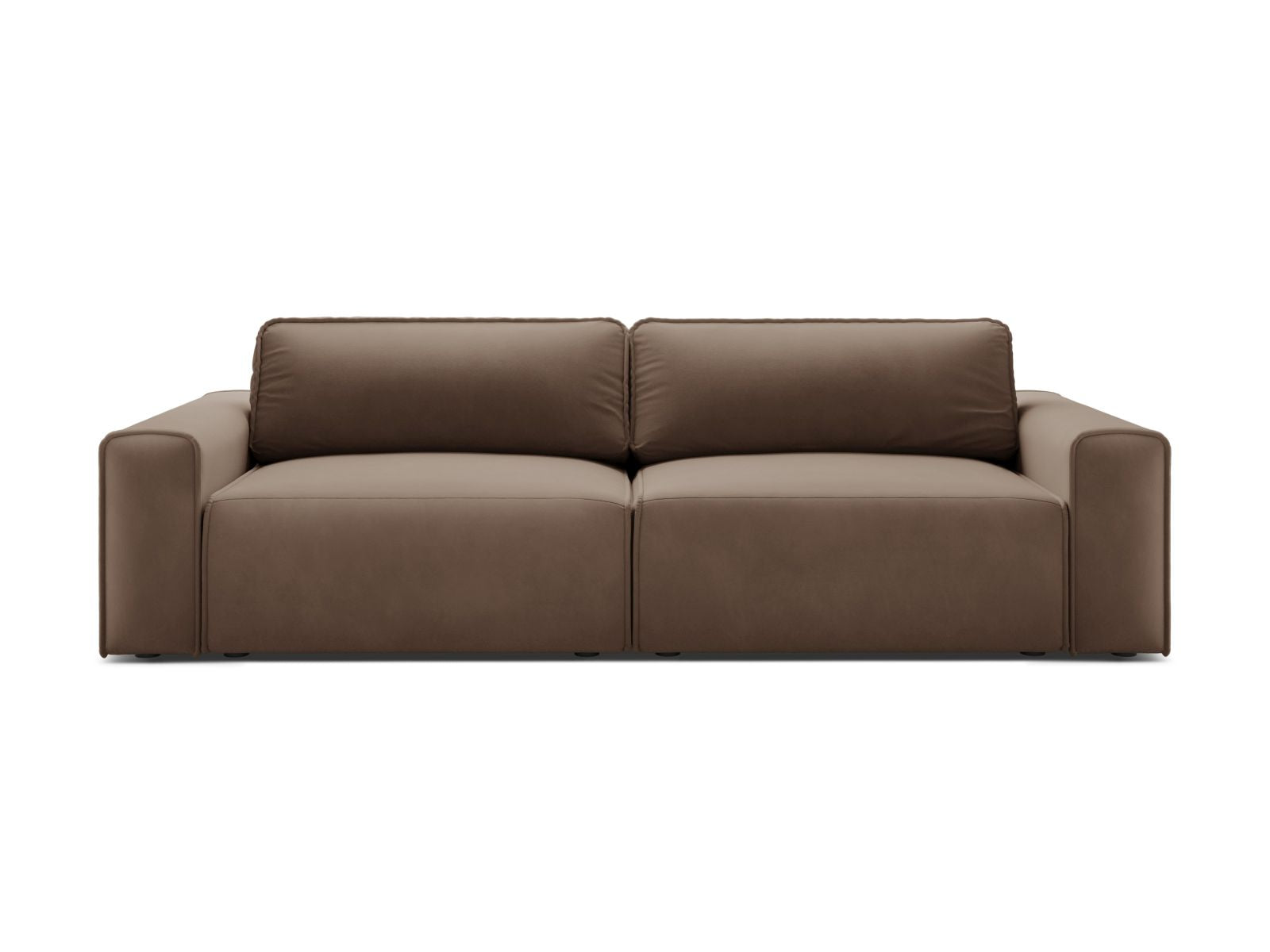 3-Sitzer Sofa Victor mit Schlaffunktion und Stauraum in Chocolate-Paris präsentiert im Onlineshop von KAQTU Design AG. Bettsofa ist von Micadoni