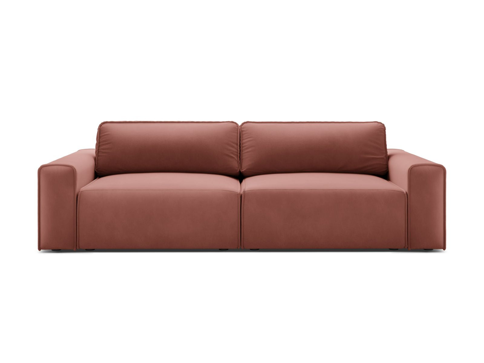3-Sitzer Sofa Victor mit Schlaffunktion und Stauraum in Pink-Paris präsentiert im Onlineshop von KAQTU Design AG. Bettsofa ist von Micadoni