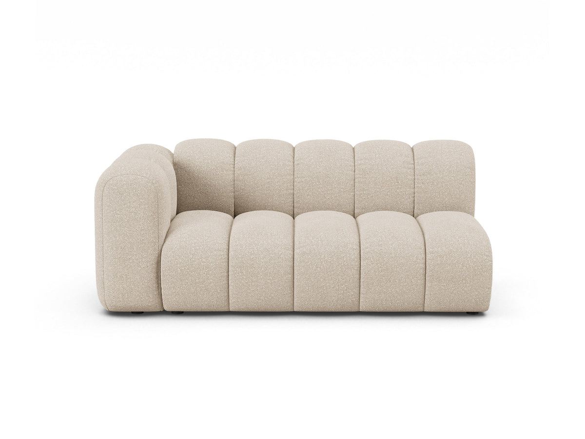 Lupine Boucle Modular Sofa links 3 Sitzer in Beige-Baloo präsentiert im Onlineshop von KAQTU Design AG. Modulares Sofa ist von Micadoni