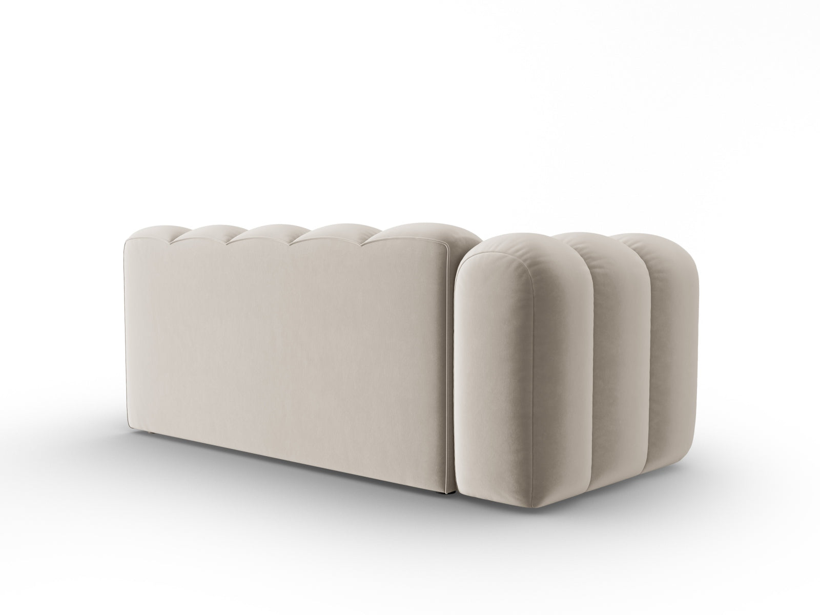 Lupine Velour links Modular Sofa 3 Sitzer in Beige präsentiert im Onlineshop von KAQTU Design AG. Modulares Sofa ist von Micadoni