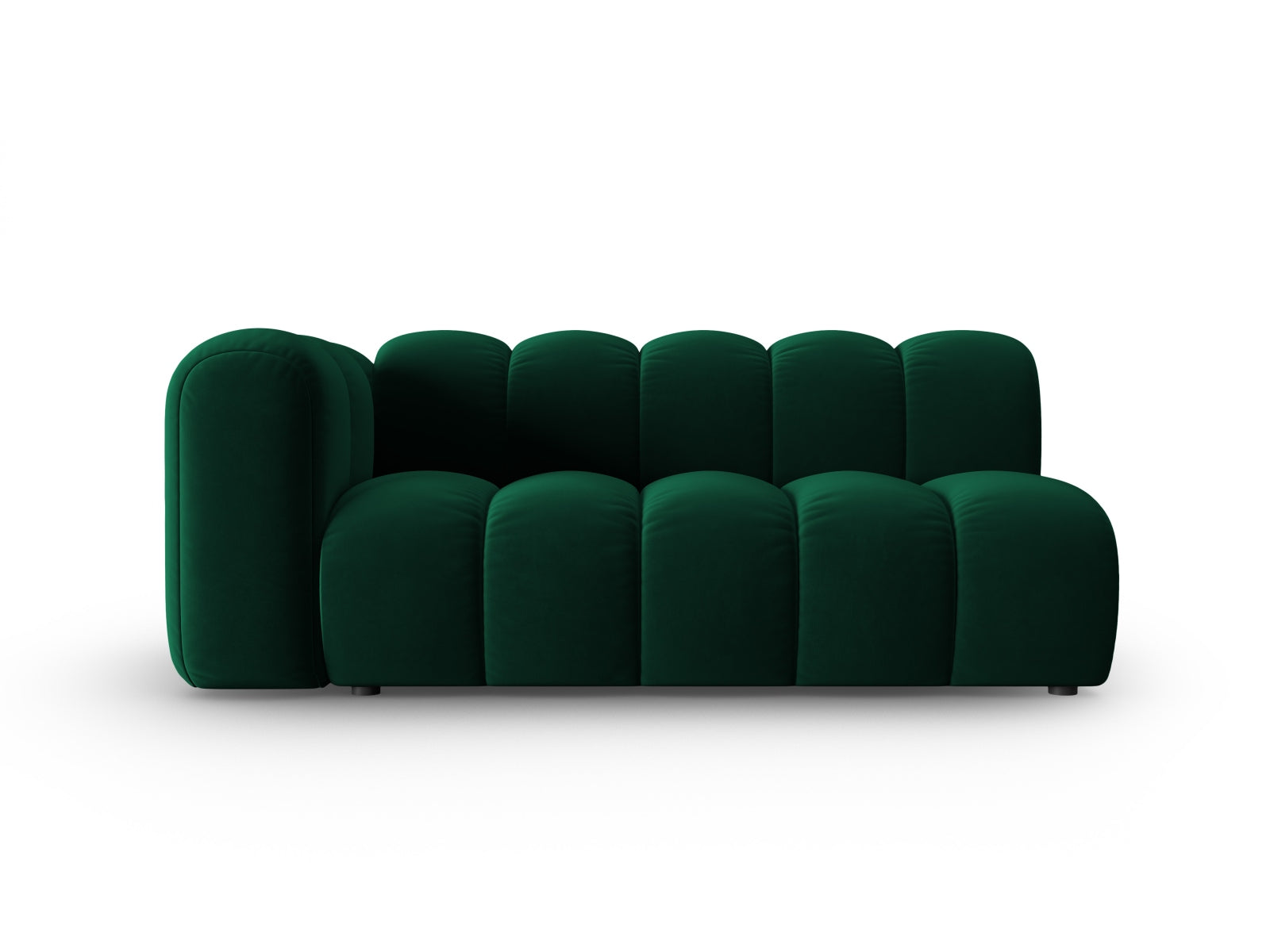 Lupine Velour links Modular Sofa 3 Sitzer in Bottle Green-Salvador präsentiert im Onlineshop von KAQTU Design AG. Modulares Sofa ist von Micadoni