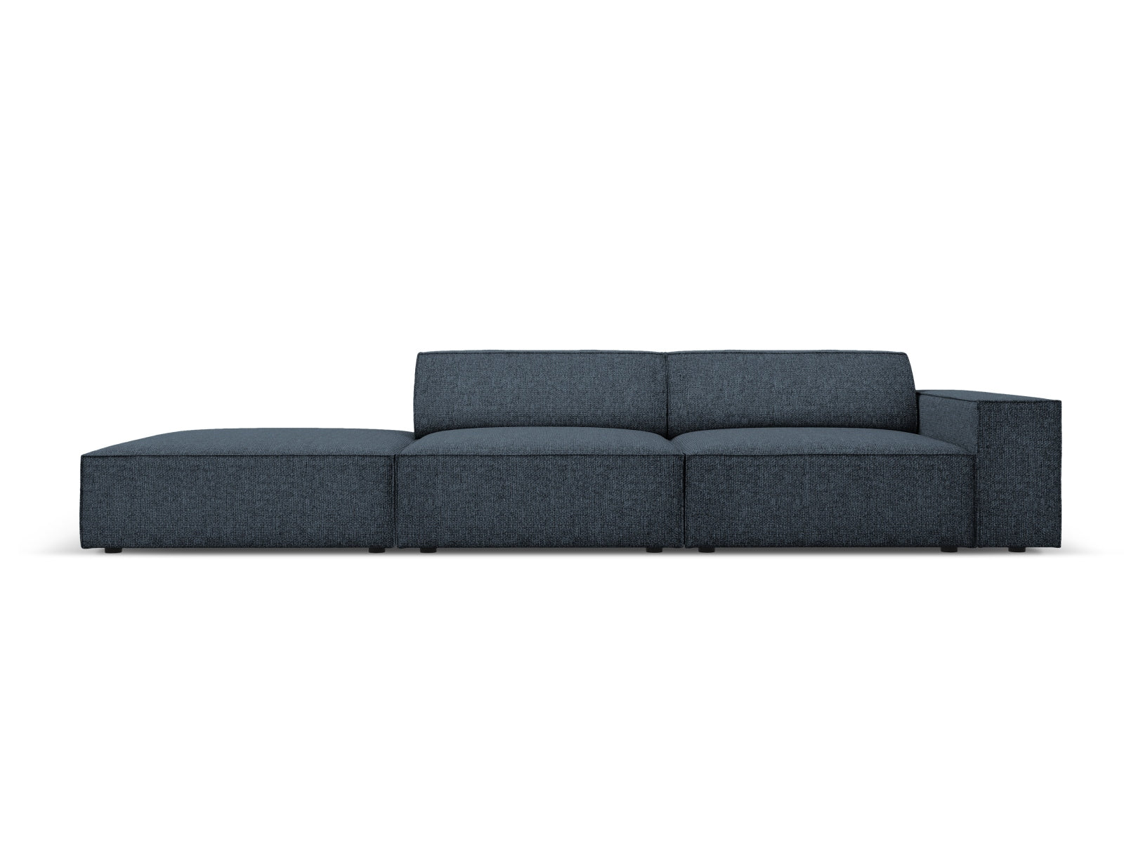 Jodie Modulares Sofa open links 3 Sitzer in Royal Blue präsentiert im Onlineshop von KAQTU Design AG. L-Sofa links ist von Micadoni