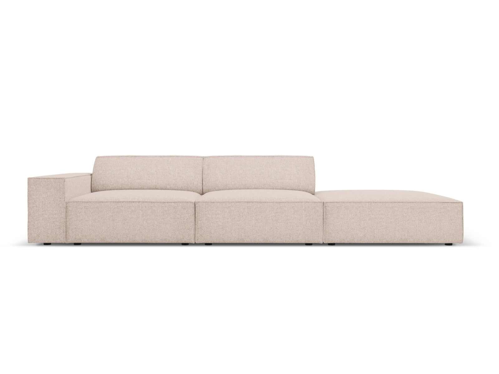 Jodie Modulares Sofa open rechts 3 Sitzer in Beige präsentiert im Onlineshop von KAQTU Design AG. L-Sofa rechts ist von Micadoni