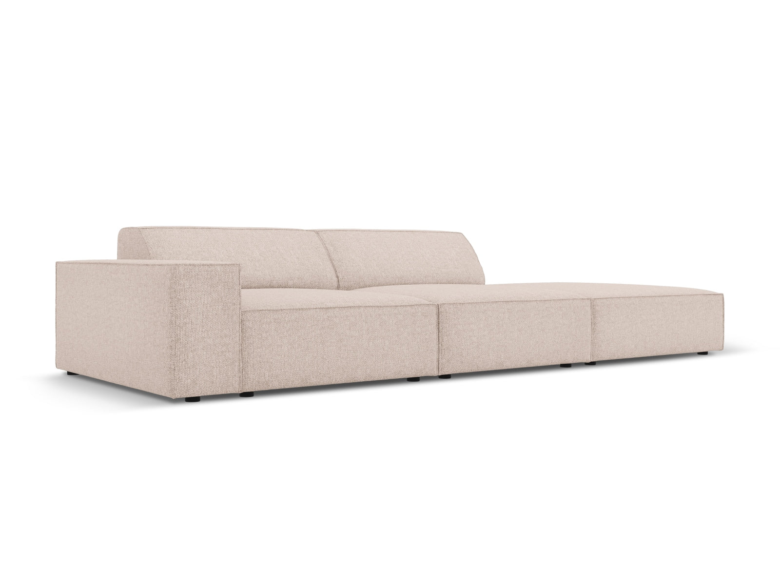 Jodie Modulares Sofa open rechts 3 Sitzer in Beige präsentiert im Onlineshop von KAQTU Design AG. L-Sofa rechts ist von Micadoni
