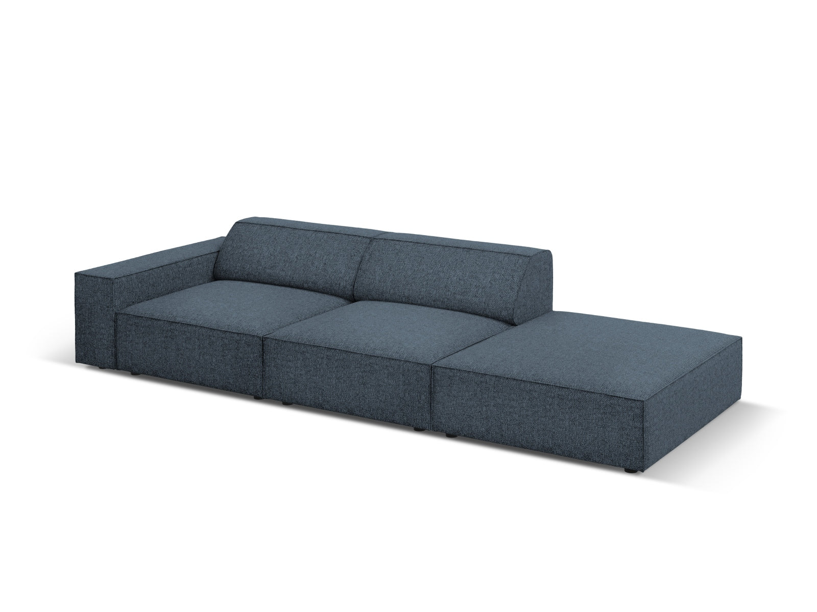 Jodie Modulares Sofa open rechts 3 Sitzer in Royal Blue präsentiert im Onlineshop von KAQTU Design AG. L-Sofa rechts ist von Micadoni