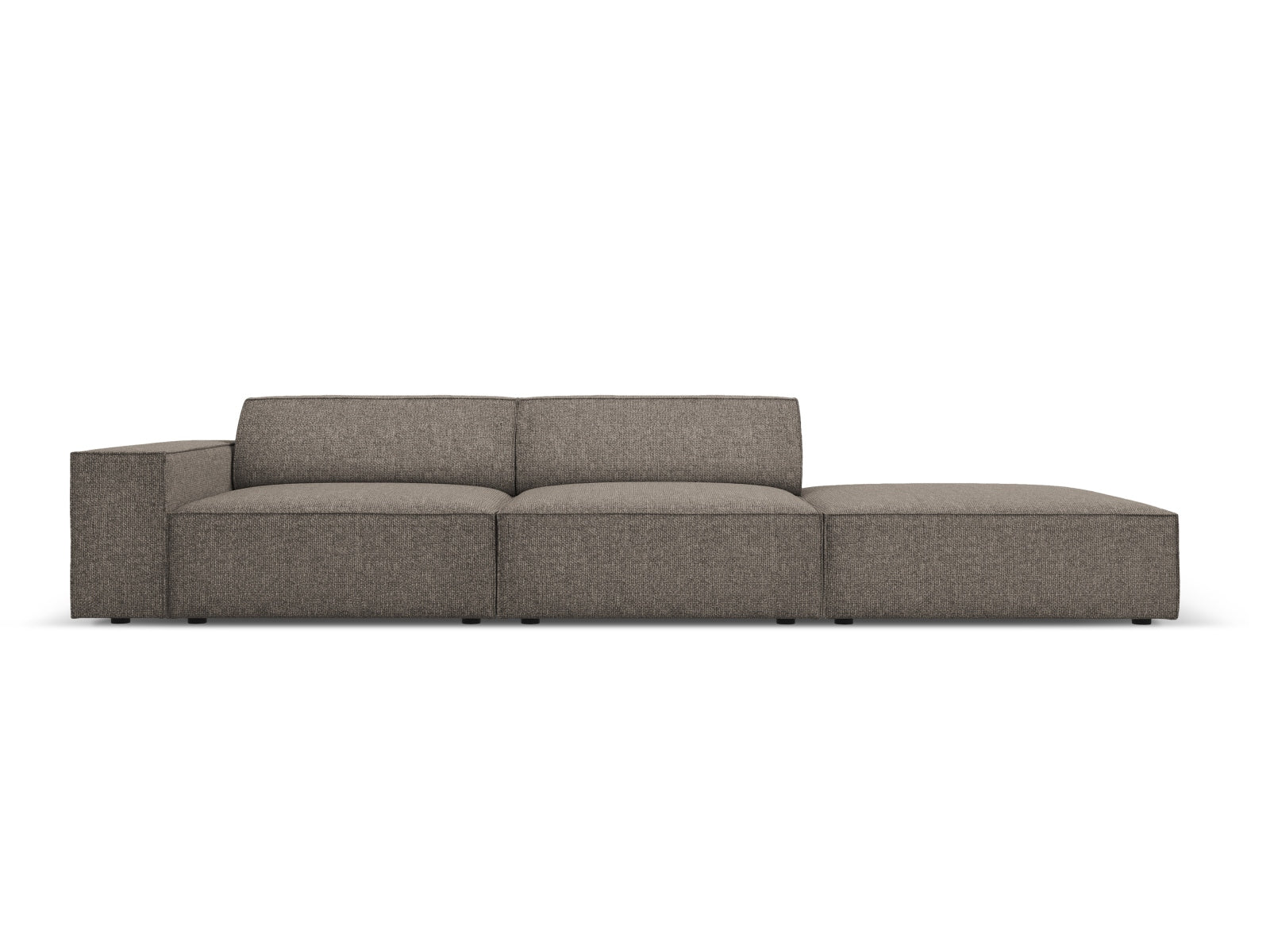Jodie Modulares Sofa open rechts 3 Sitzer in Grey präsentiert im Onlineshop von KAQTU Design AG. L-Sofa rechts ist von Micadoni