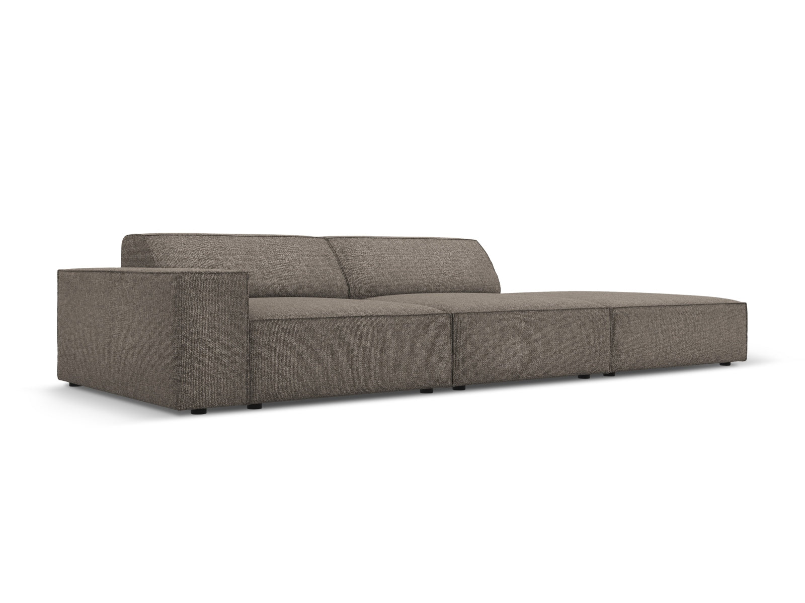 Jodie Modulares Sofa open rechts 3 Sitzer in Grey präsentiert im Onlineshop von KAQTU Design AG. L-Sofa rechts ist von Micadoni
