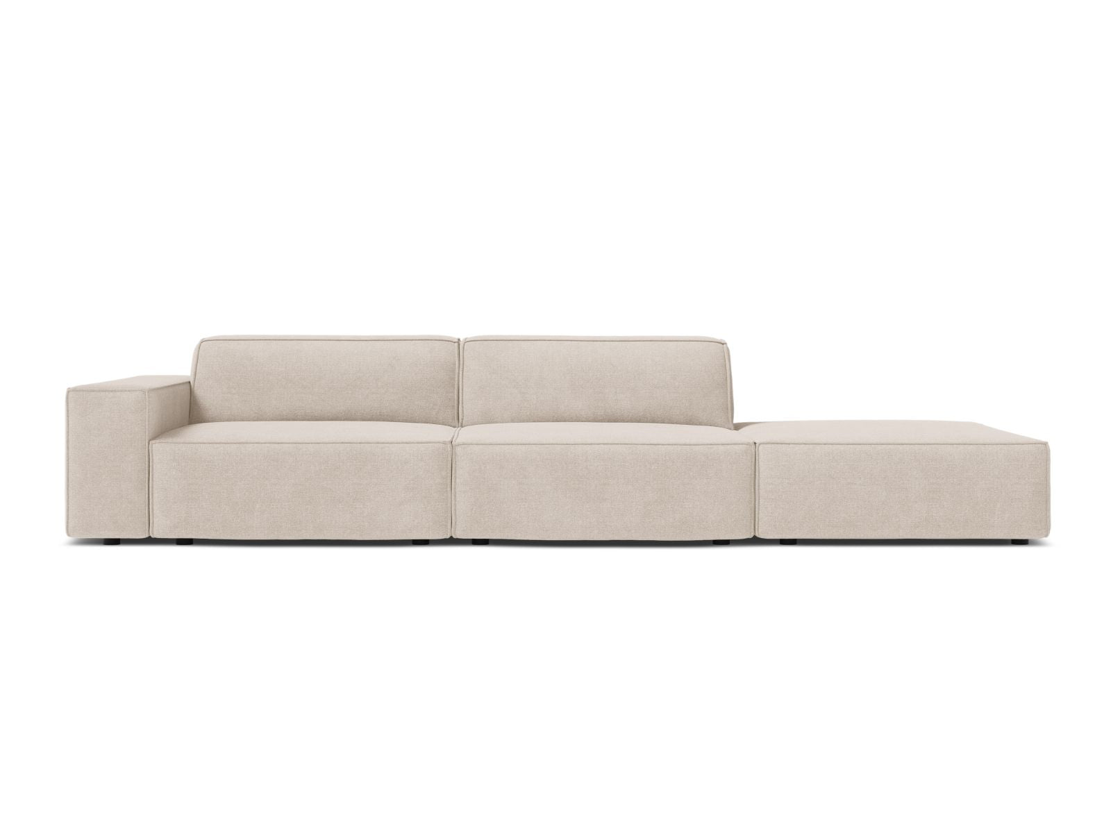3-Sitzer Modular Sofa rechts Jodie in Beige-Liberty präsentiert im Onlineshop von KAQTU Design AG. 3er Sofa ist von Micadoni