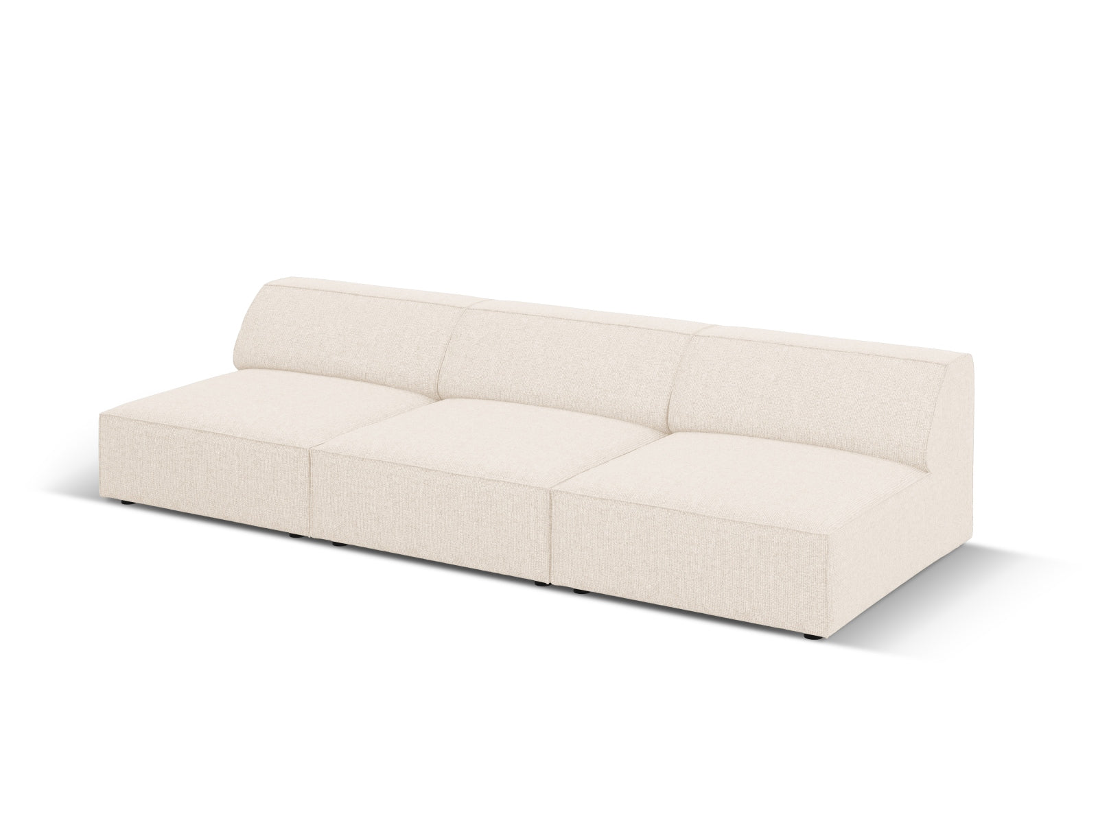 Jodie Modulares Sofa 3 Sitzer in Light Beige präsentiert im Onlineshop von KAQTU Design AG. 3er Sofa ist von Micadoni