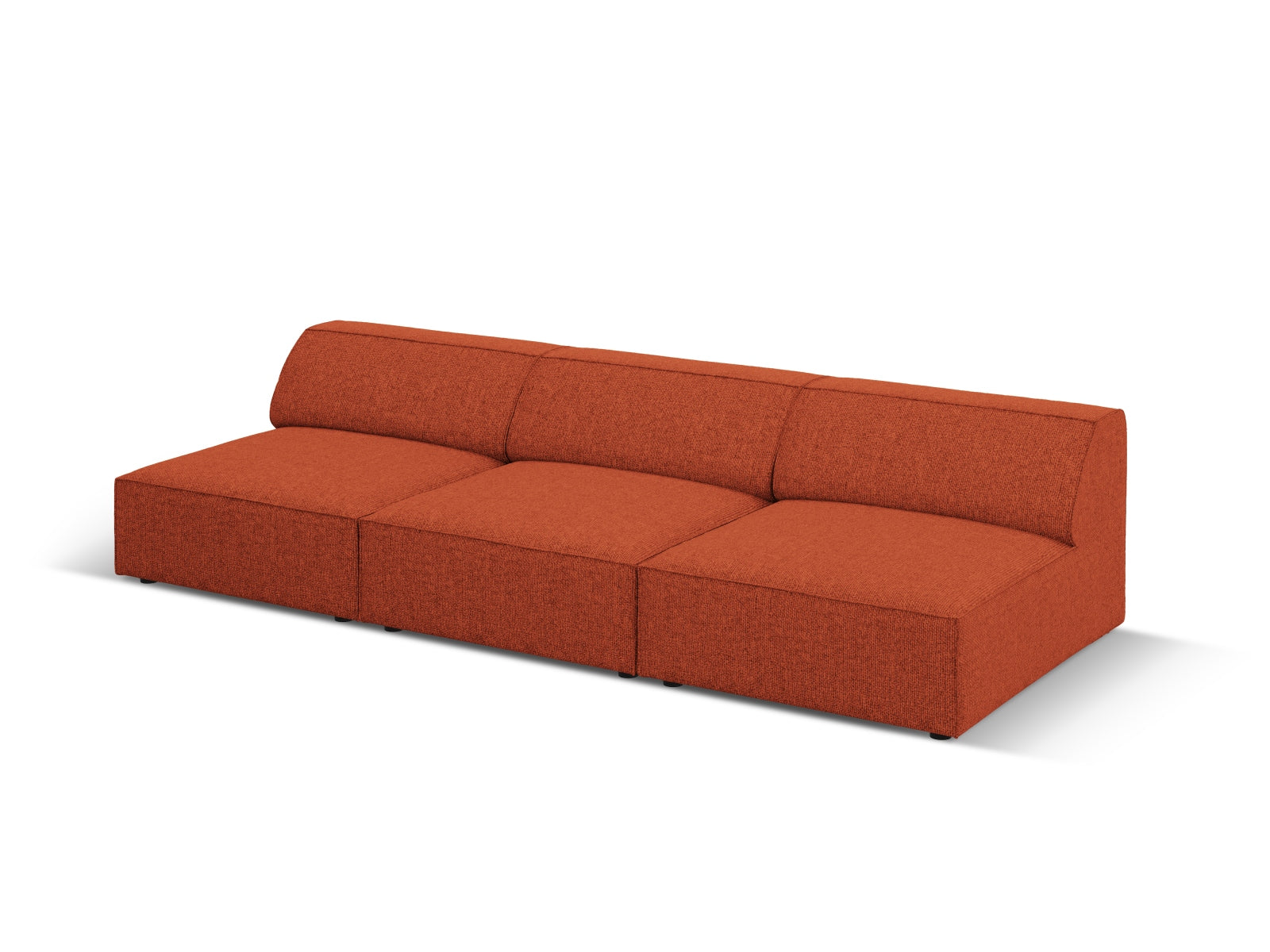 Jodie Modulares Sofa 3 Sitzer in Terracotta präsentiert im Onlineshop von KAQTU Design AG. 3er Sofa ist von Micadoni
