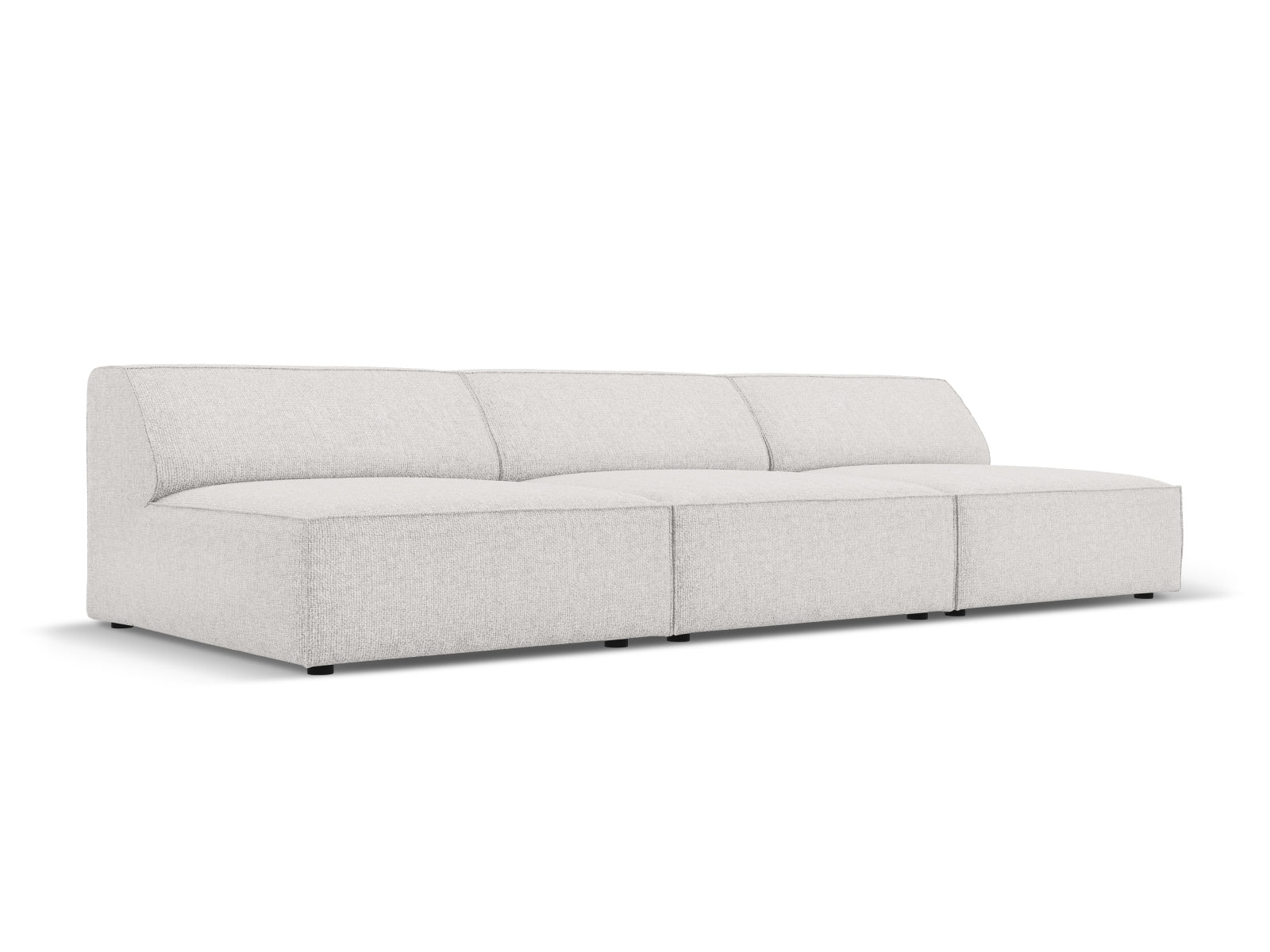 Jodie Modulares Sofa 3 Sitzer in Light Grey präsentiert im Onlineshop von KAQTU Design AG. 3er Sofa ist von Micadoni