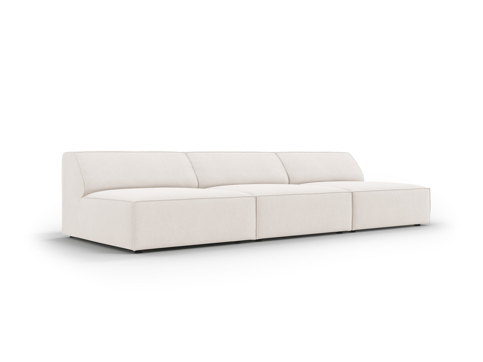 Jodie Modulares Sofa 3 Sitzer in Light Beige präsentiert im Onlineshop von KAQTU Design AG. 3er Sofa ist von Micadoni