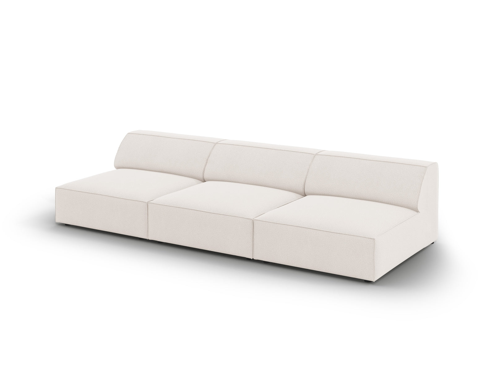 Jodie Modulares Sofa 3 Sitzer in Light Beige präsentiert im Onlineshop von KAQTU Design AG. 3er Sofa ist von Micadoni