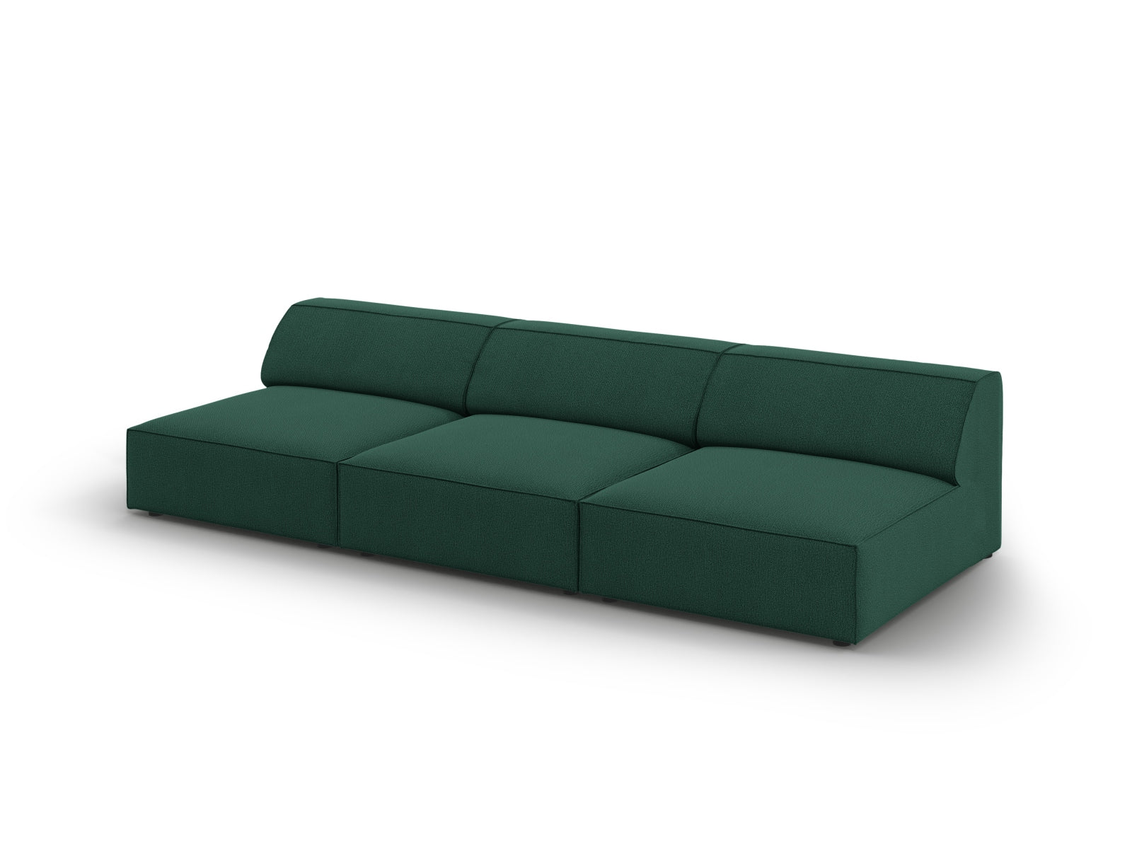 Jodie Modulares Sofa 3 Sitzer in Green präsentiert im Onlineshop von KAQTU Design AG. 3er Sofa ist von Micadoni