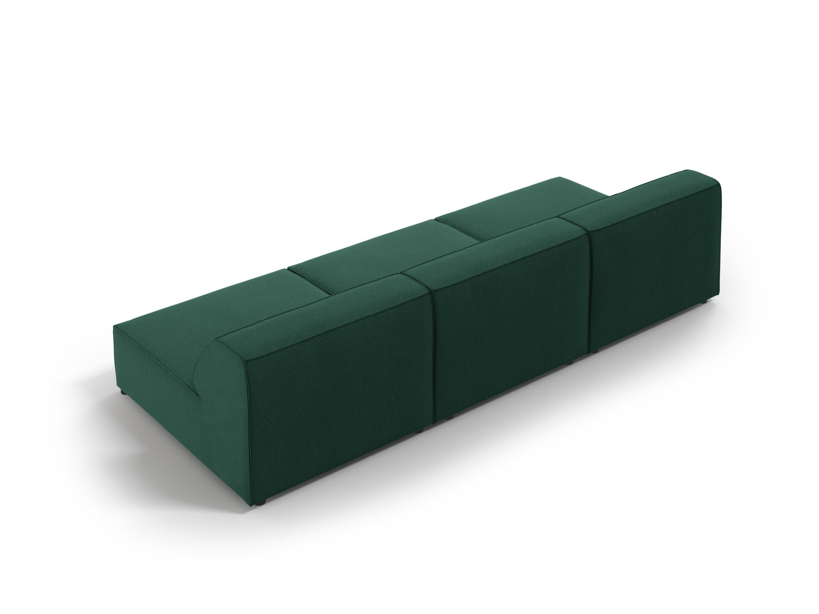 Jodie Modulares Sofa 3 Sitzer in Green präsentiert im Onlineshop von KAQTU Design AG. 3er Sofa ist von Micadoni