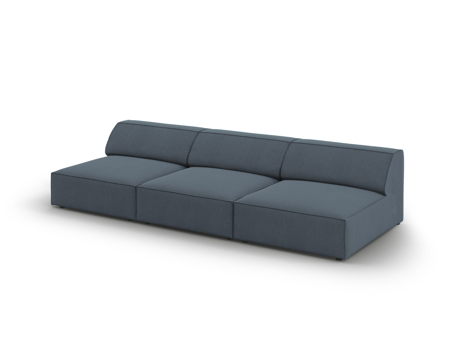 Jodie Modulares Sofa 3 Sitzer in Blue präsentiert im Onlineshop von KAQTU Design AG. 3er Sofa ist von Micadoni