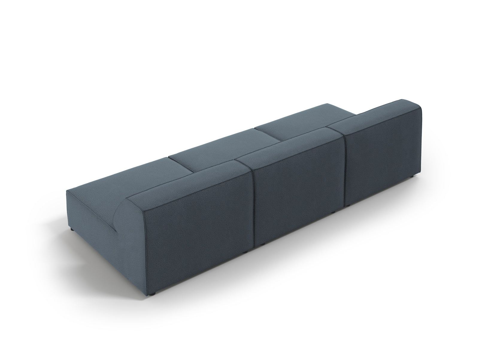 Jodie Modulares Sofa 3 Sitzer in Blue präsentiert im Onlineshop von KAQTU Design AG. 3er Sofa ist von Micadoni