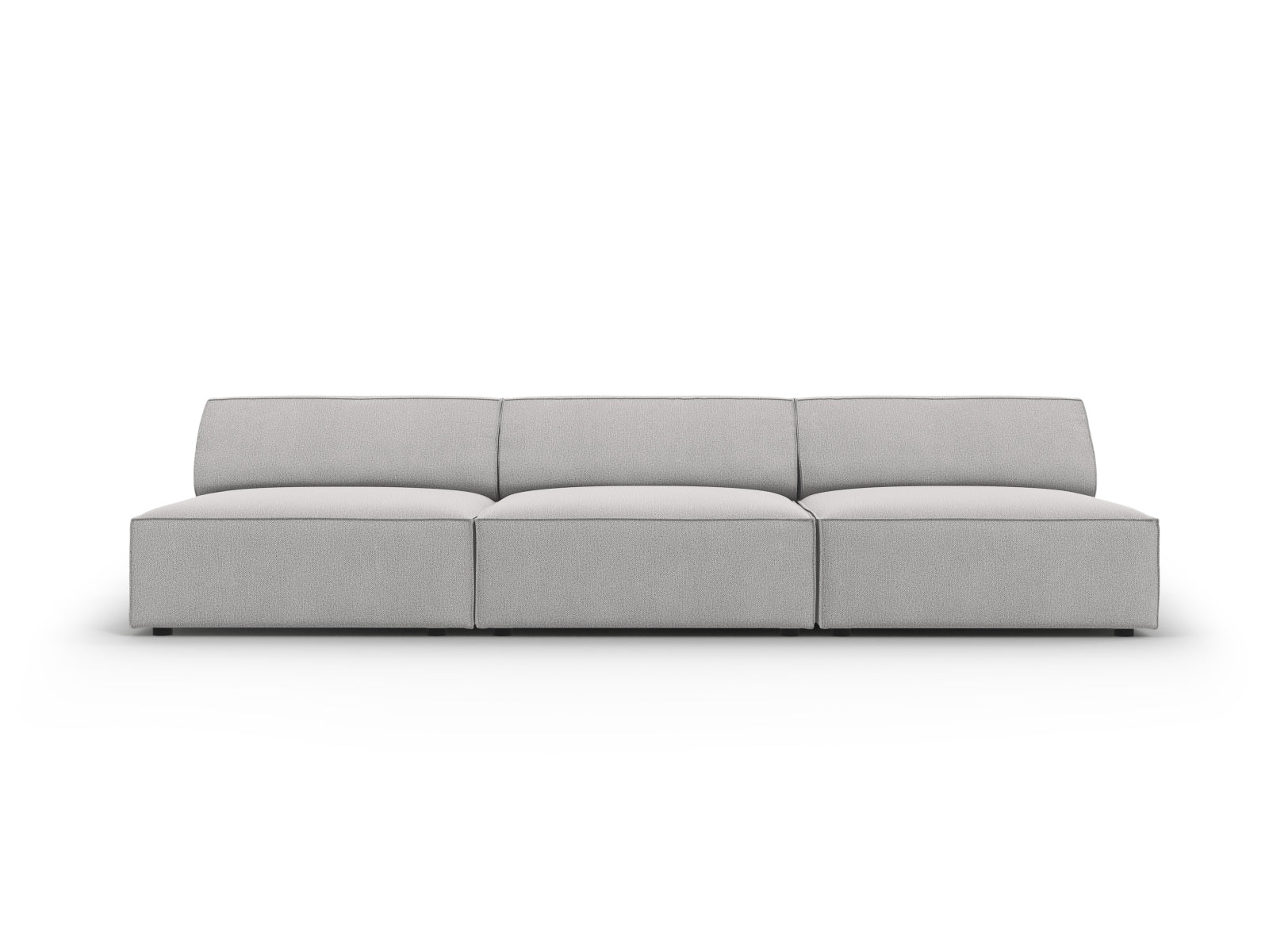 Jodie Modulares Sofa 3 Sitzer in Light Grey präsentiert im Onlineshop von KAQTU Design AG. 3er Sofa ist von Micadoni