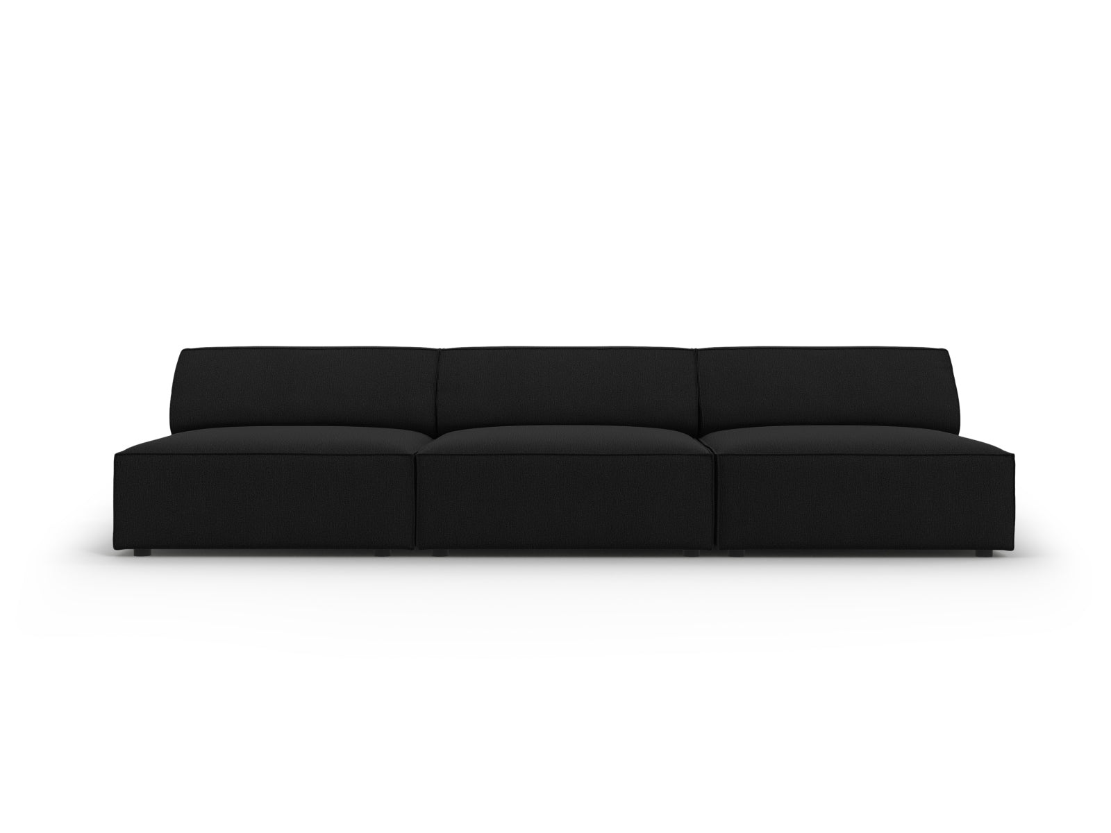 Jodie Modulares Sofa 3 Sitzer in Black präsentiert im Onlineshop von KAQTU Design AG. 3er Sofa ist von Micadoni