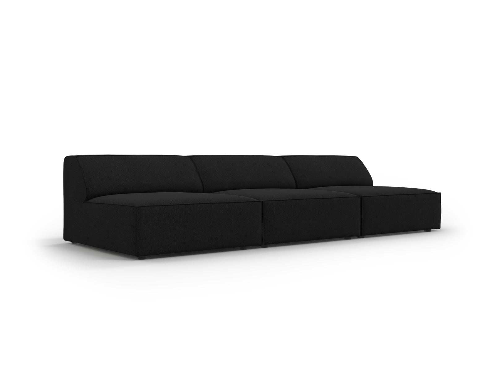 Jodie Modulares Sofa 3 Sitzer in Black präsentiert im Onlineshop von KAQTU Design AG. 3er Sofa ist von Micadoni