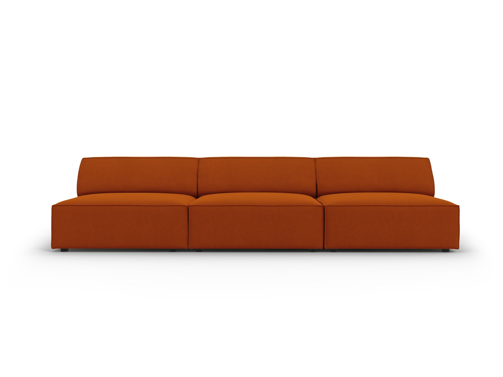 Jodie Modulares Sofa 3 Sitzer in Terracotta präsentiert im Onlineshop von KAQTU Design AG. 3er Sofa ist von Micadoni