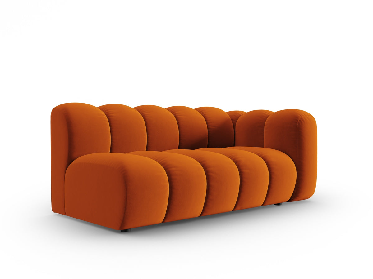 Lupine Velour Modular Sofa rechts 3 Sitzer in Terracotta-Salvador präsentiert im Onlineshop von KAQTU Design AG. Modulares Sofa ist von Micadoni