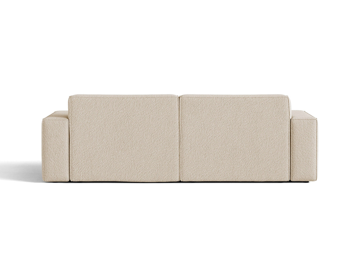 Jodie Boucle modulares Sofa 3 Sitzer in Beige-Baloo präsentiert im Onlineshop von KAQTU Design AG. 3er Sofa ist von Micadoni
