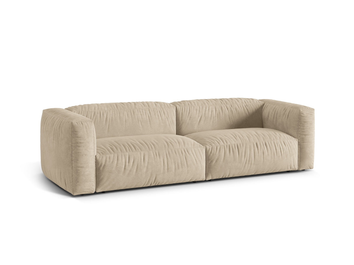 Martina Modulares Sofa 3 Sitzer in Light Beige-Vogue präsentiert im Onlineshop von KAQTU Design AG. 3er Sofa ist von Micadoni