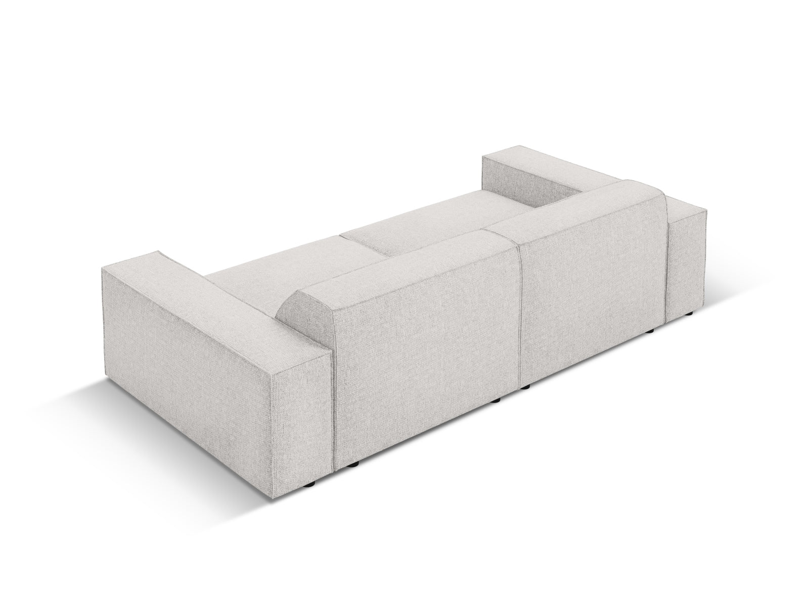 Jodie Modulares Sofa 3 Sitzer in Light Grey präsentiert im Onlineshop von KAQTU Design AG. 3er Sofa ist von Micadoni