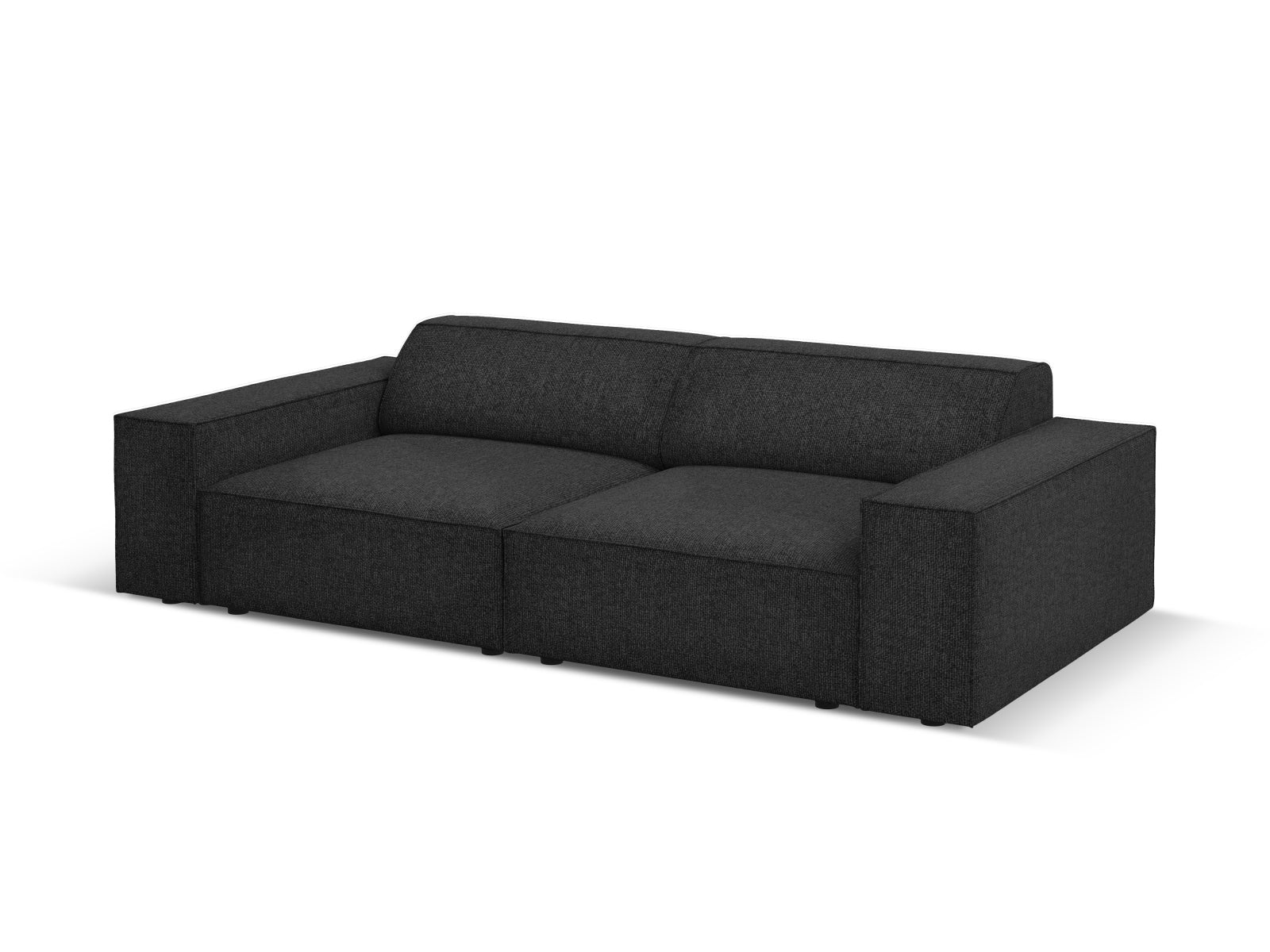 Jodie Modulares Sofa 3 Sitzer in Black präsentiert im Onlineshop von KAQTU Design AG. 3er Sofa ist von Micadoni