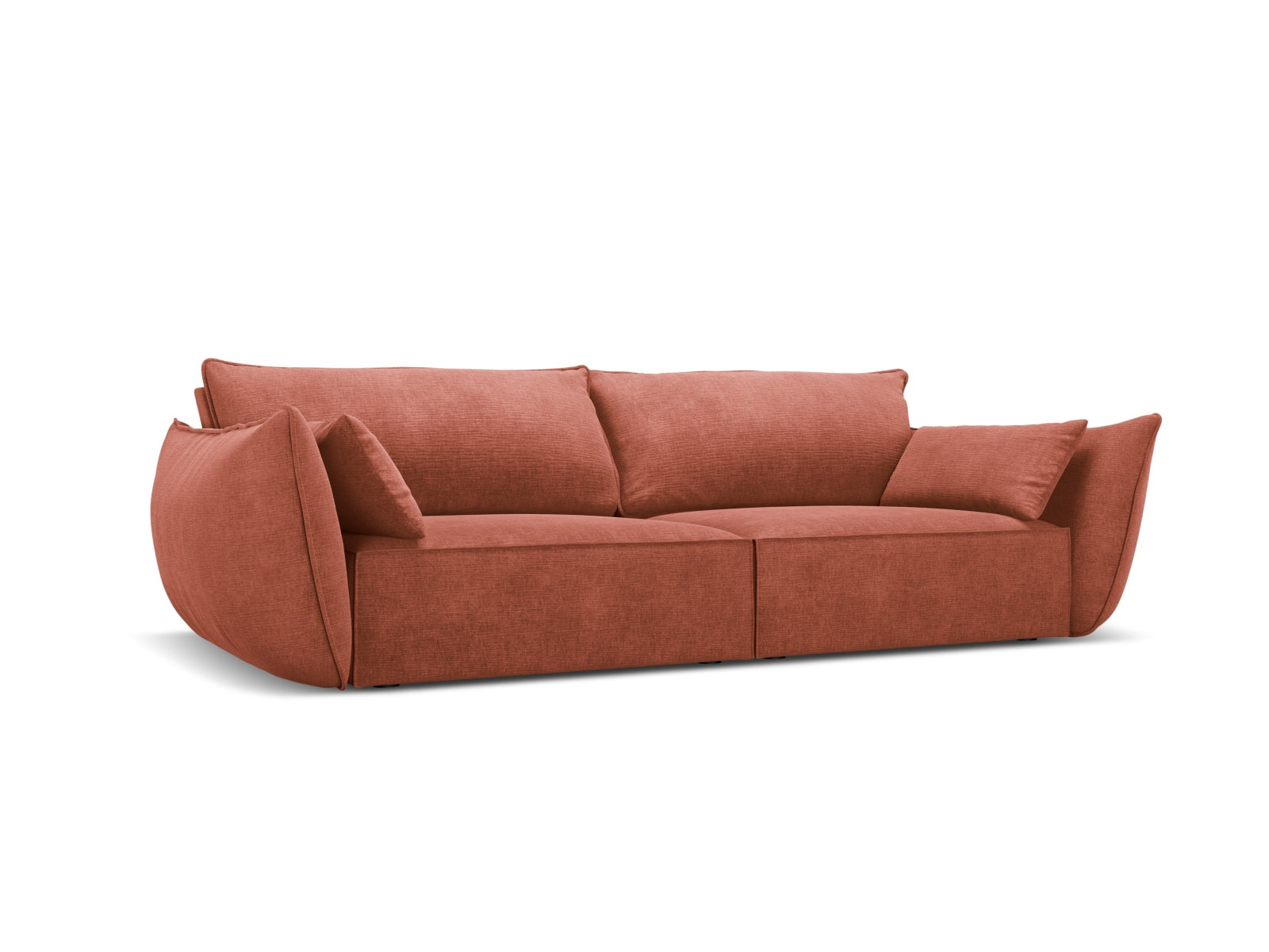 Kaelle Sofa 3 Sitzer in Terracotta präsentiert im Onlineshop von KAQTU Design AG. 3er Sofa ist von Micadoni