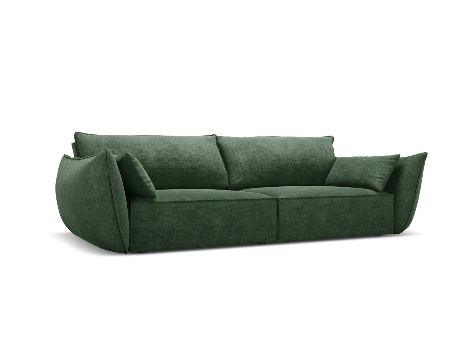 Kaelle Sofa 3 Sitzer in Bottle Green präsentiert im Onlineshop von KAQTU Design AG. 3er Sofa ist von Micadoni
