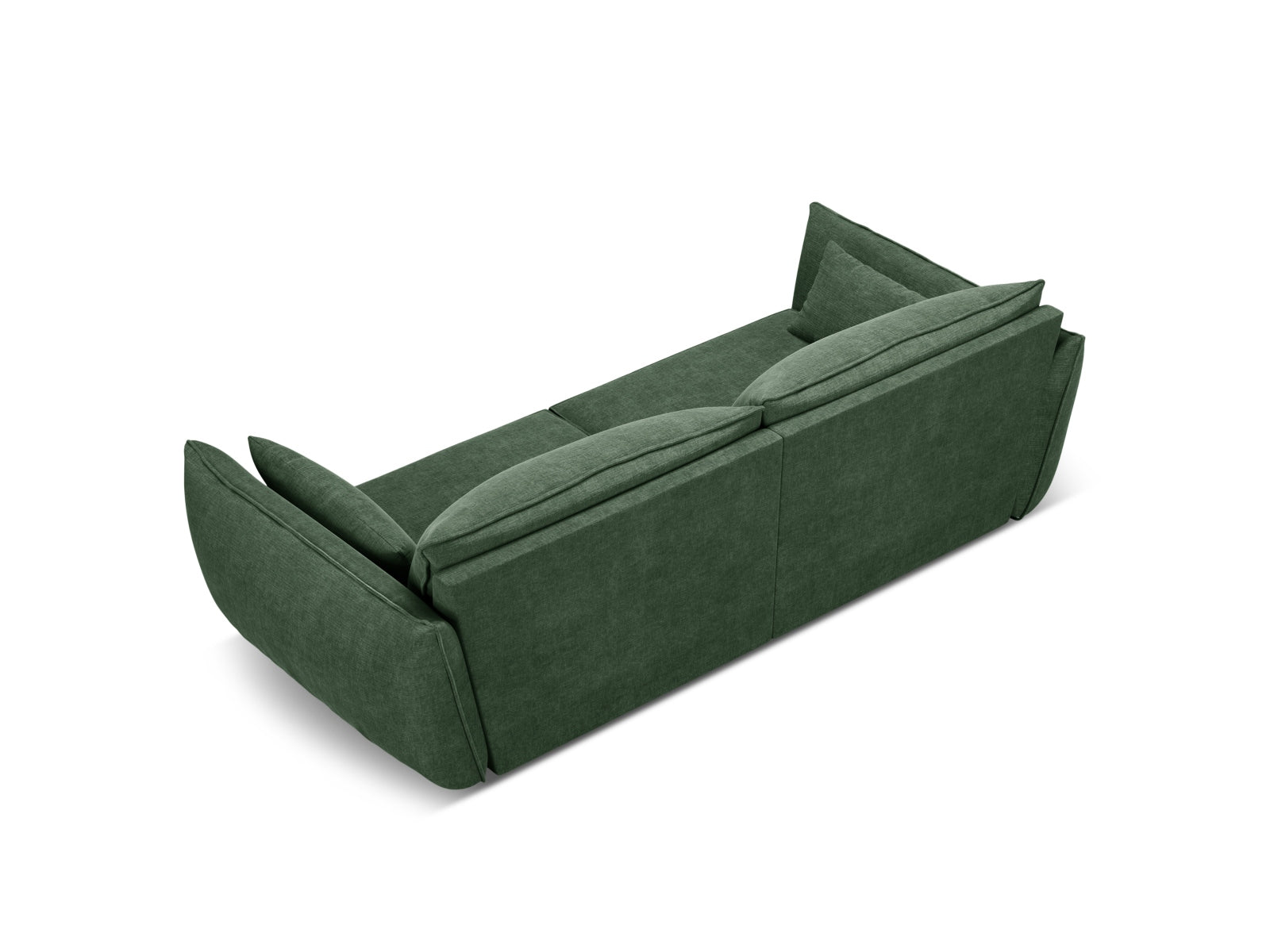 Kaelle Sofa 3 Sitzer in Bottle Green präsentiert im Onlineshop von KAQTU Design AG. 3er Sofa ist von Micadoni