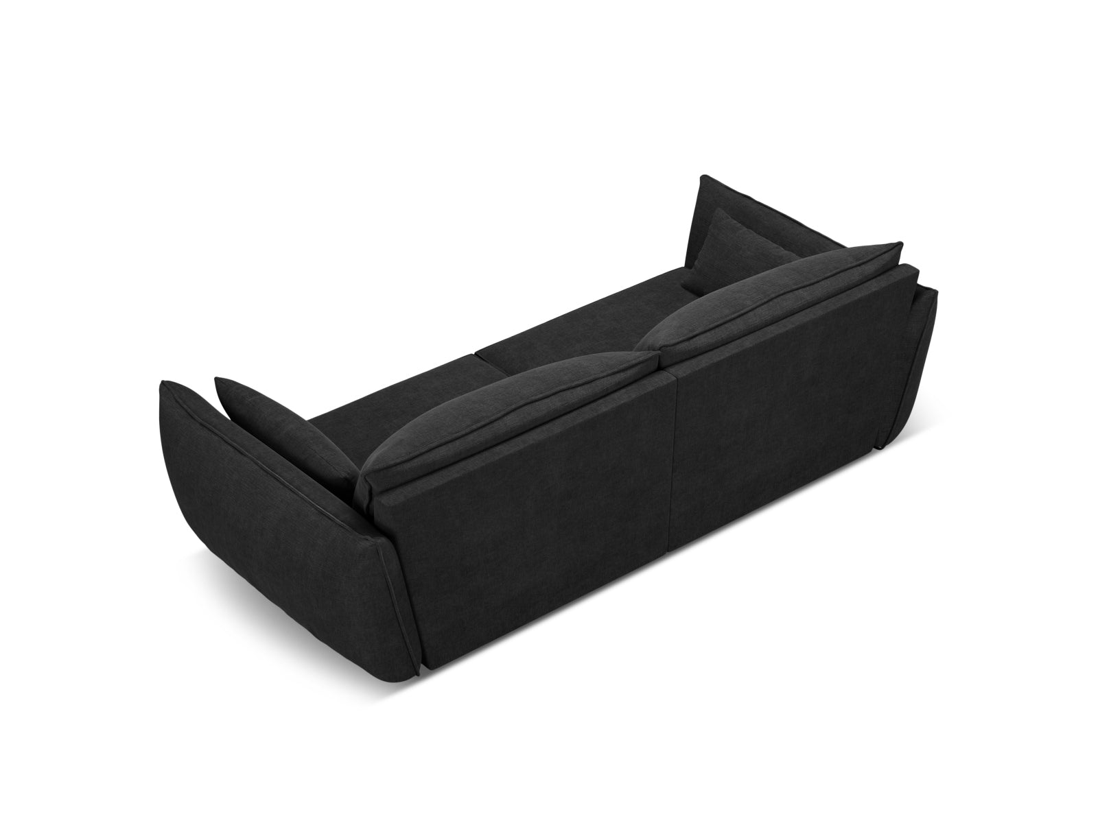 Kaelle Sofa 3 Sitzer in Black präsentiert im Onlineshop von KAQTU Design AG. 3er Sofa ist von Micadoni