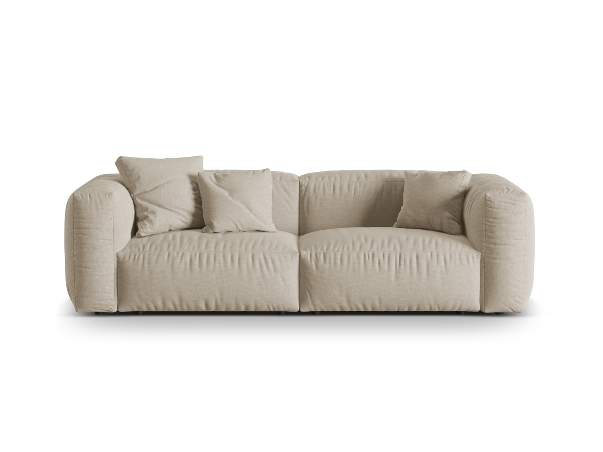 Martina Modulares Sofa 3 Sitzer in Light Beige-Boston präsentiert im Onlineshop von KAQTU Design AG. 3er Sofa ist von Micadoni
