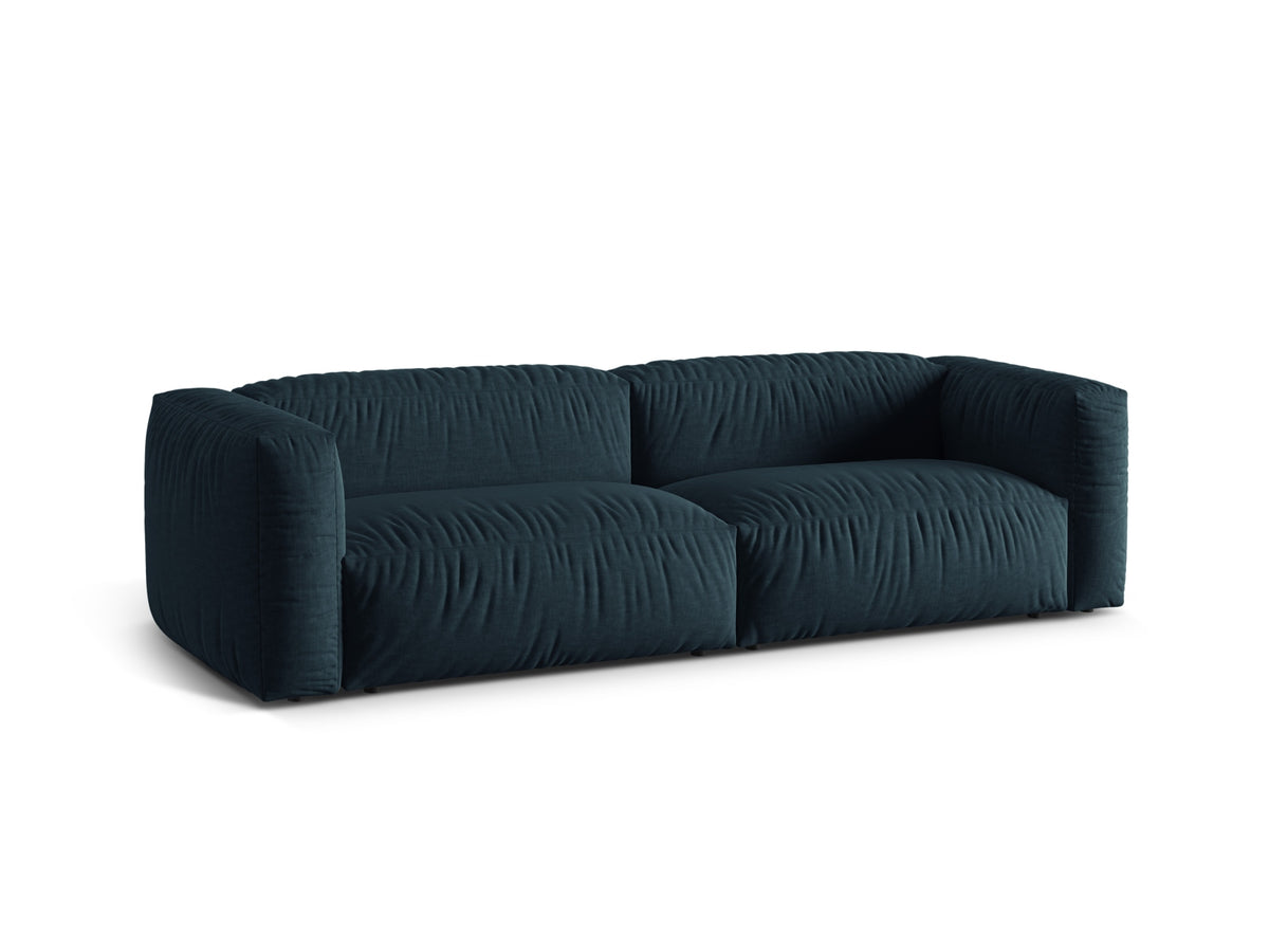 Martina Modulares Sofa 3 Sitzer in Blue Jeans-Boston präsentiert im Onlineshop von KAQTU Design AG. 3er Sofa ist von Micadoni