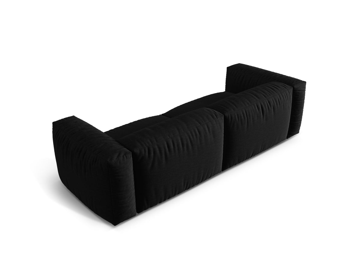 Martina Modulares Sofa 3 Sitzer in Black-Boston präsentiert im Onlineshop von KAQTU Design AG. 3er Sofa ist von Micadoni