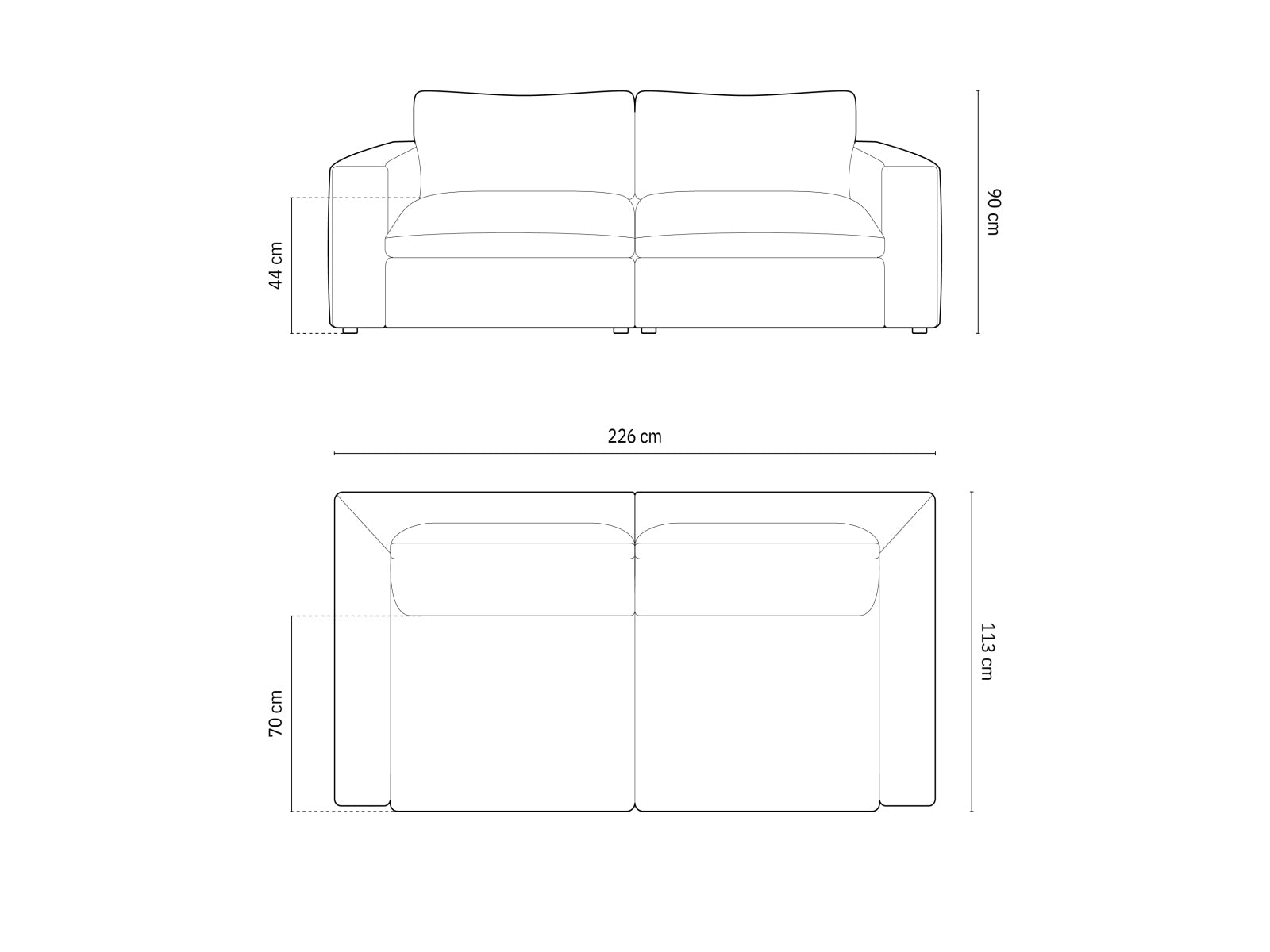 Erleben Sie das Lazy Modular Sofa 3 Sitzer von Micadoni – modernes Design trifft auf höchsten Komfort. Perfekt für entspannte Stunden in Ihrem Zuhause!