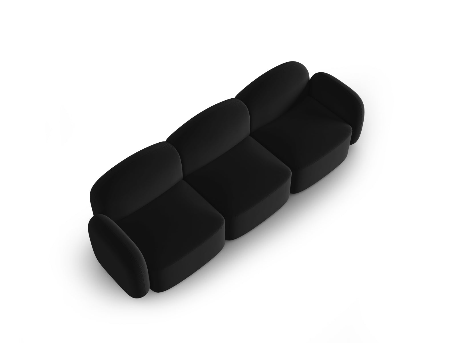 Entdecken Sie das elegante Blair Velour Sofa 3-Sitzer von Micadoni – perfektes Design für Ihr modernes Zuhause und unvergleichlichen Komfort.
