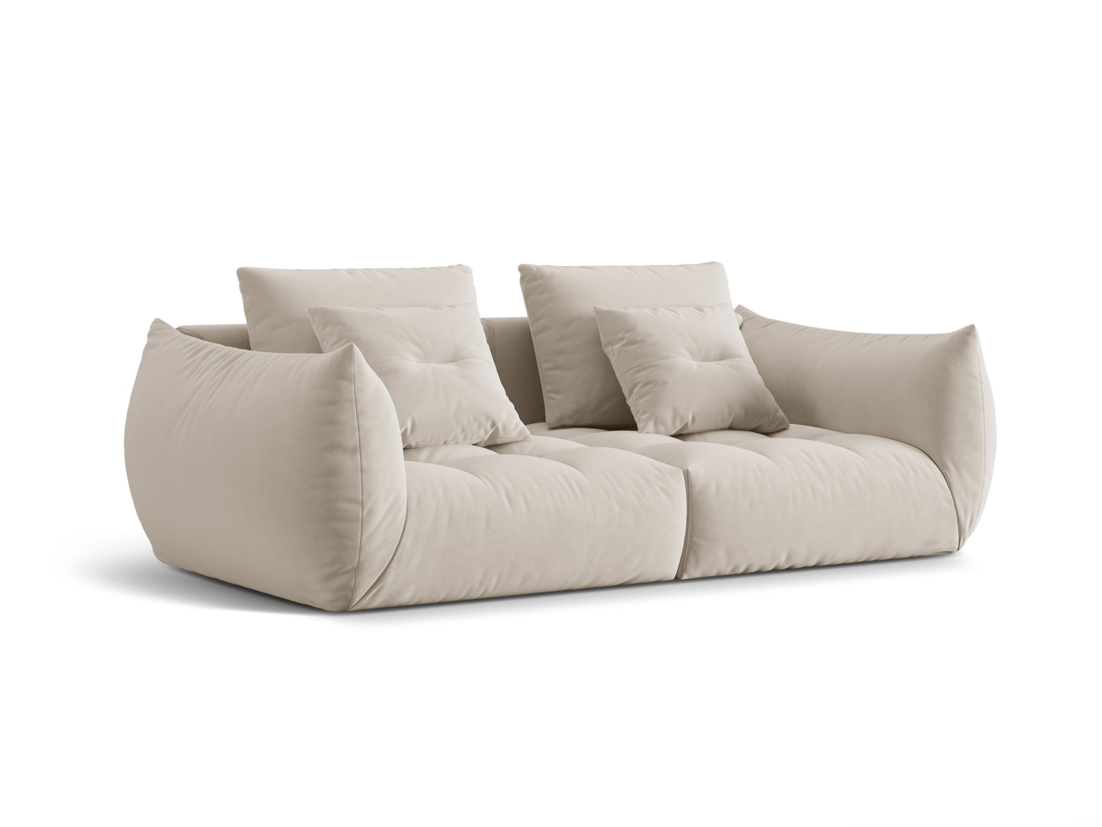 Erleben Sie das Bloom Velour Modular Sofa 3 Sitzer von Micadoni – stilvolles Design, optimaler Komfort und flexible Gestaltung für Ihr Wohnambiente.