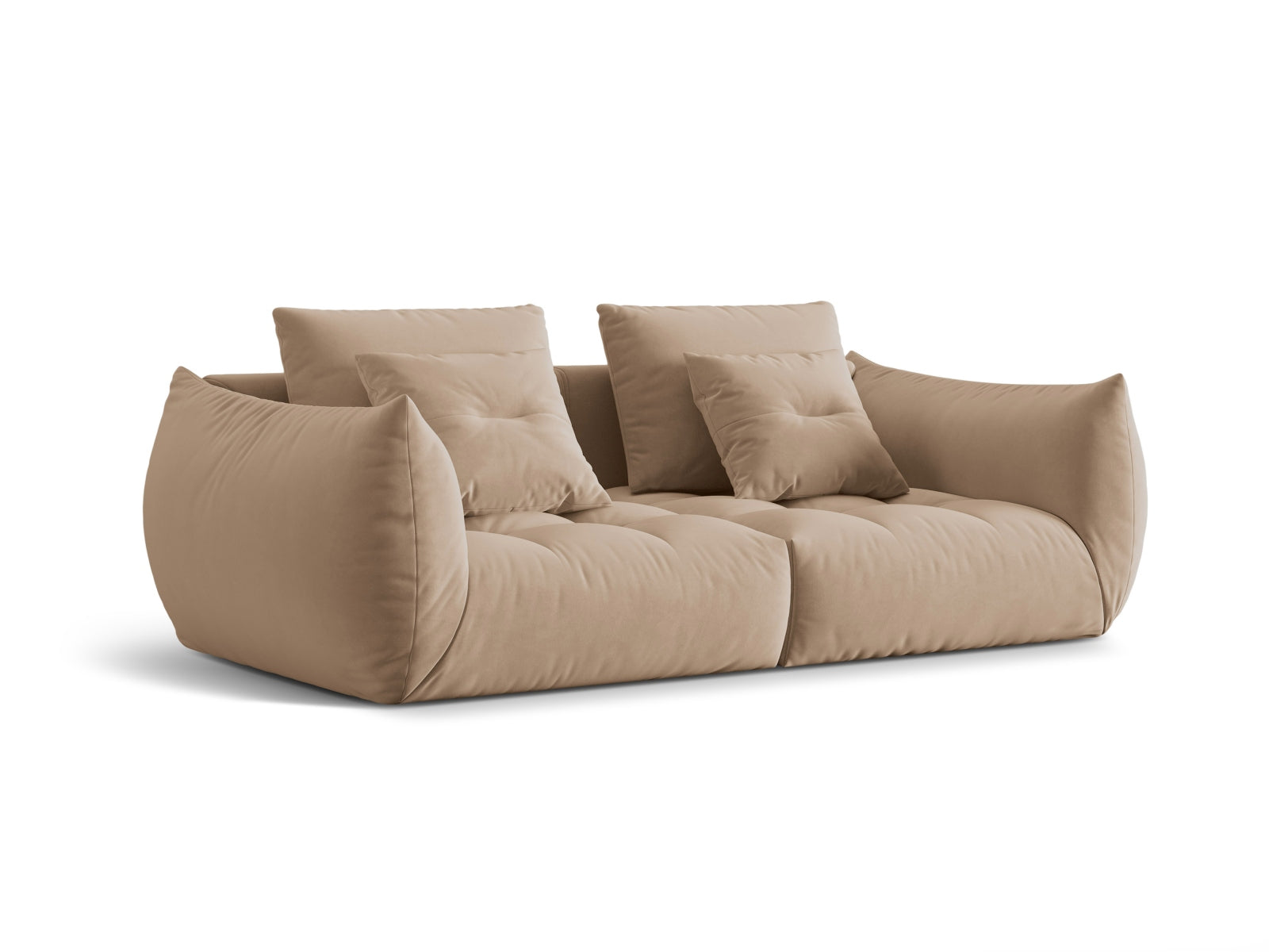 Erleben Sie das Bloom Velour Modular Sofa 3 Sitzer von Micadoni – stilvolles Design, optimaler Komfort und flexible Gestaltung für Ihr Wohnambiente.