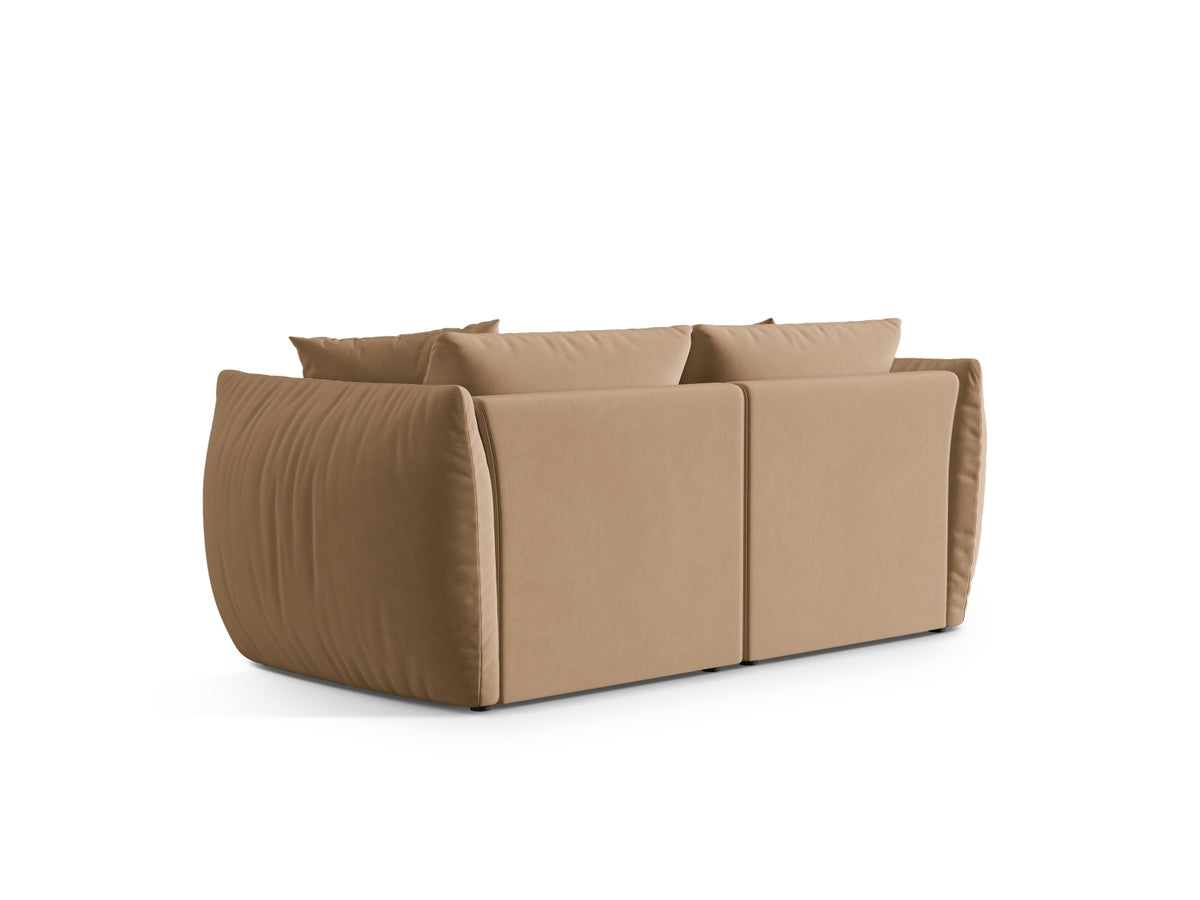 Chris Velour Modular Sofa 3 Sitzer in Sand-Casino präsentiert im Onlineshop von KAQTU Design AG. 3er Sofa ist von Micadoni